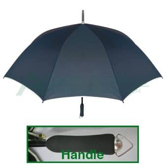 27 inches golf umbrella with piping
