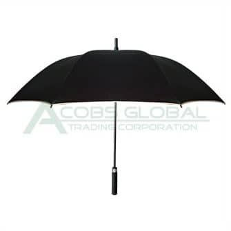 single canopy golf umbrella with piping
